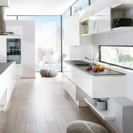 cuisine blanc laqué 